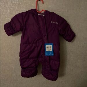 Columbia Infant Snowsuit in Deep Purple
